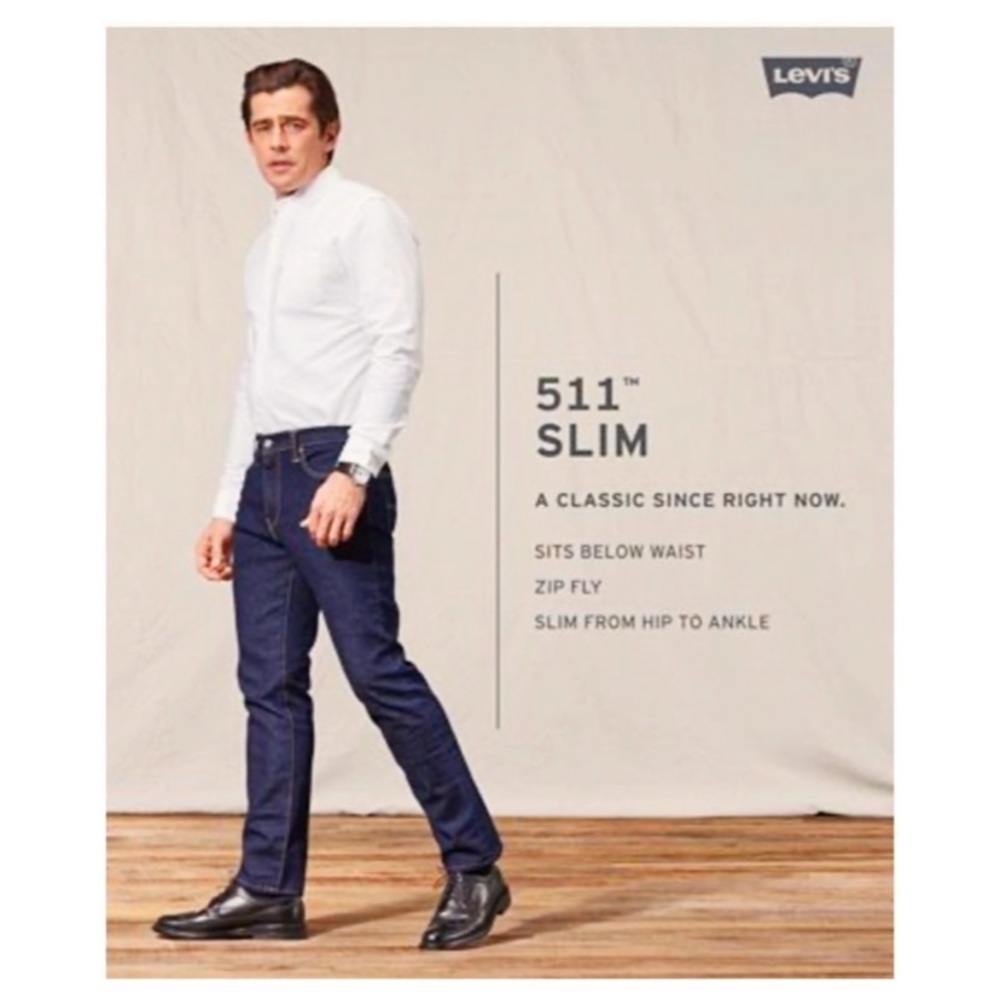 Flash Sale Levi’s Jeans Men Denim 511 Slim Fit Jeans NEW WITH TAGS Size 30